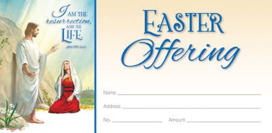 Picture of Easter I am the Resurrection Offering Envelope