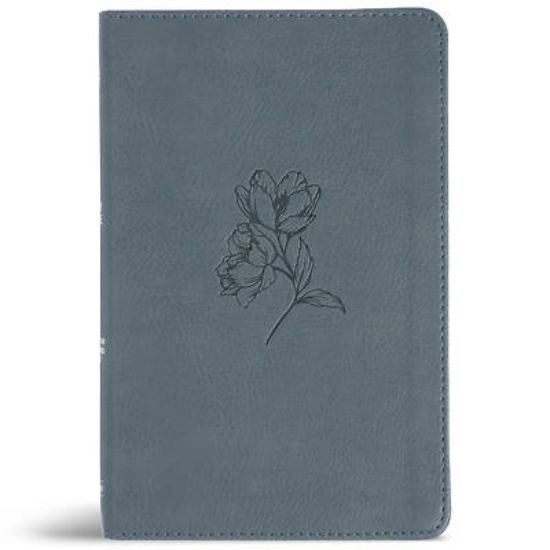 Picture of CSB Personal Size Bible, Digital Study Edition, Blue Leathertouch