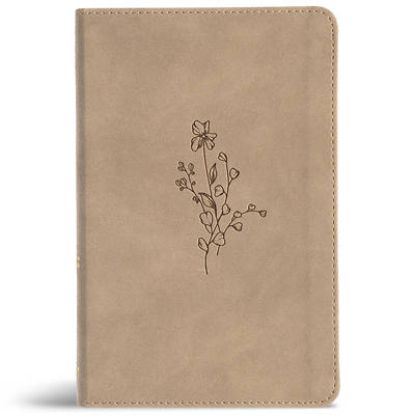Picture of CSB Personal Size Bible, Digital Study Edition, Earth Suedesoft Leathertouch