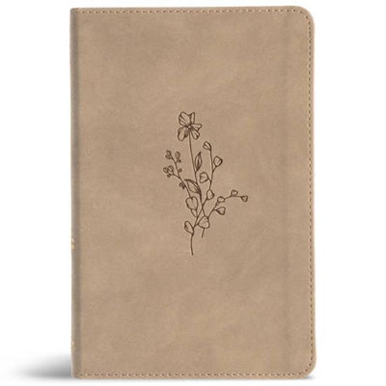 Picture of CSB Personal Size Bible, Digital Study Edition, Earth Suedesoft Leathertouch