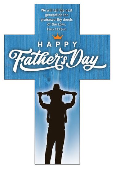 Picture of Cross Happy Father's Day (non-matching) Bookmark