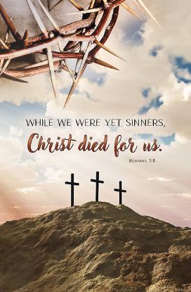 Picture of Good Friday While Were Yet Sinner Bulletin