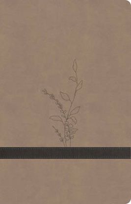 Picture of KJV Large Print Personal Size Reference Bible, Earthen Suedesoft Leathertouch
