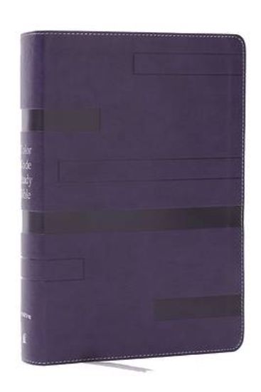 Picture of Color Code Study Bible, Revealing God's Truth Color by Color (Niv, Purple Leathersoft, Red Letter, Comfort Print)