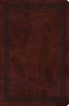 Picture of ESV Value Compact Bible (Trutone, Mahogany, Border Design)