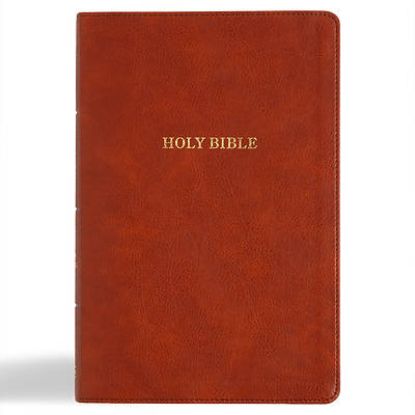 Picture of KJV Giant Print Reference Bible, Burnt Sienna Leathertouch, Indexed