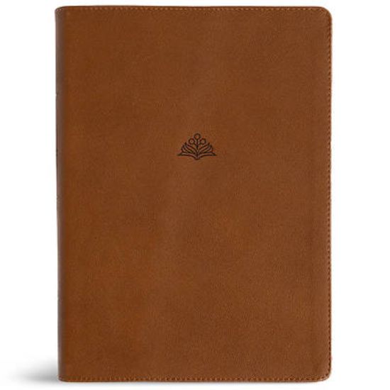 Picture of CSB Women's Study Bible, Saddle Brown Genuine Leather