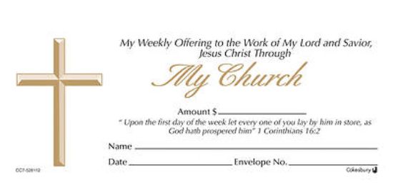 Picture of Single Fund Offering Envelope - Bulk Pack, Mini Size