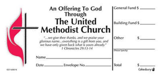 Picture of UMC Three Funds Offering Envelope - Bulk Pack, Currency Size