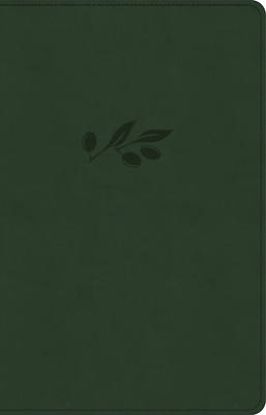 Picture of NASB Large Print Personal Size Reference Bible, Olive Leathertouch Indexed