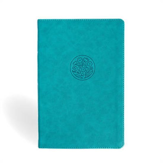 Picture of NASB Giant Print Reference Bible, Teal Leathertouch, Indexed
