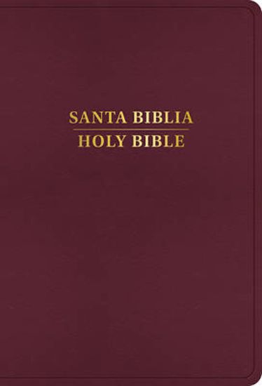 Picture of Rvr 1960/KJV Biblia Bilingüe Letra Grande, Borgoña Imitación Piel, Con Índice (2024 Ed.)