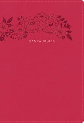 Picture of Rvr 1960 Biblia Letra Supergigante, Floral, Símil Piel