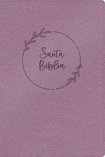 Picture of Rvr 1960 Biblia Letra Gigante Rosa Perla Simil Piel