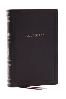 Picture of RSV Personal Size Bible with Cross References, Black Leathersoft, (Sovereign Collection)