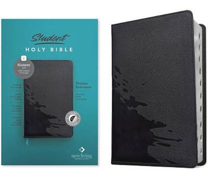 Picture of NLT Student Bible, Thinline Reference, Filament-Enabled Edition (Leatherlike, Overflow Black, Indexed, Red Letter)