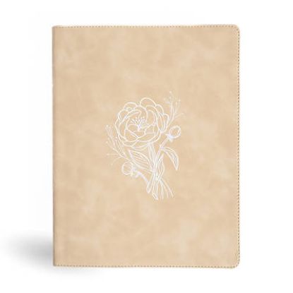 Picture of CSB Illustrator's Notetaking Bible, Large Print Edition, Cream Leathertouch