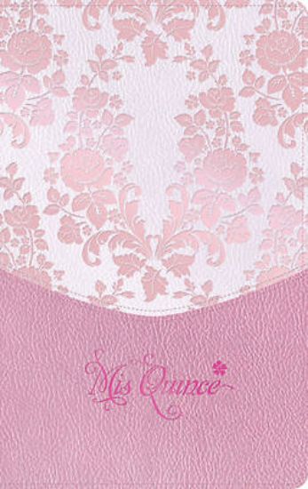Picture of Rvr 1960 Biblia MIS Quince, Rosa Floreado, Símil Piel