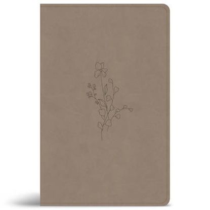 Picture of CSB Thinline Reference Bible, Digital Study Edition, Earth Suedesoft Leathertouch