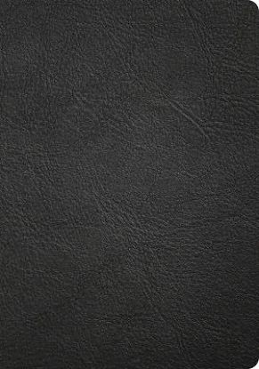 Picture of CSB Baker Illustrated Study Bible, Black Genuine Leather, Indexed