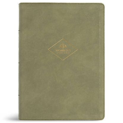 Picture of CSB Women's Study Bible, Sage Suedesoft Leathertouch
