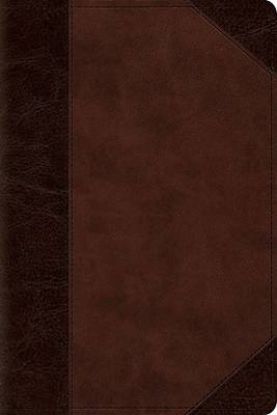 Picture of ESV Personal Size Reference Bible, Red Letter (Trutone, Brown/Walnut, Portfolio Design)