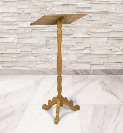 Picture of Portable Lectern - Pecan Stain