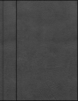 Picture of CSB Notetaking Bible, Charcoal Leathertouch