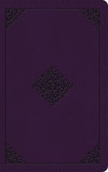 Picture of ESV Giant Print Personal Size Bible, Red Letter (Trutone, Lavender, Ornament Design)