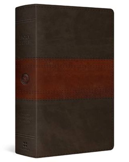 Picture of ESV Giant Print Personal Size Bible, Red Letter (Trutone, Forest/Tan, Trail Design)
