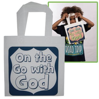 Picture of VBS 2025 Road Trip Color Me Travel Tote (Pkg of 12) - Preschool