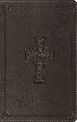 Picture of ESV Value Thinline Bible (Trutone, Charcoal, Celtic Cross Design)