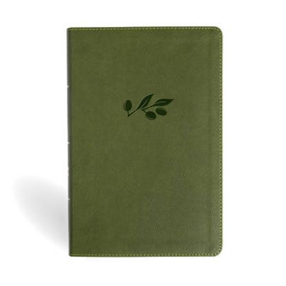 Picture of NASB Personal Size Giant Print Bible, Olive Leathertouch