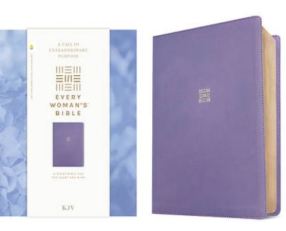 Picture of KJV Every Woman's Bible, Filament Enabled (Leatherlike, Periwinkle Purple, Red Letter)