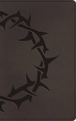 Picture of ESV Premium Gift Bible (Trutone, Charcoal, Crown Design)