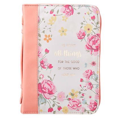 Picture of Bible Cover Faux Leather All Things Extra Large ROM 8