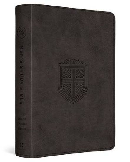 Picture of ESV Men's Study Bible (Trutone, Charcoal, Shield Design)