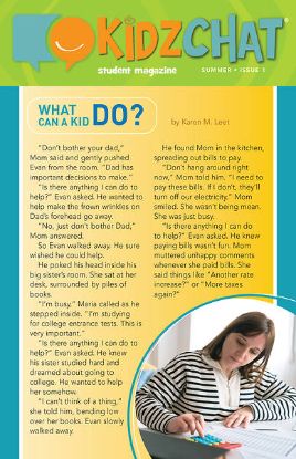 Picture of HeartShaper Middle Elementary Kidz Chat Take Home Papers PK5 Summer