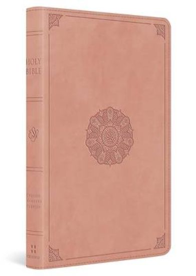 Picture of ESV Thinline Bible, Indexed (Trutone, Blush Rose, Emblem Design)