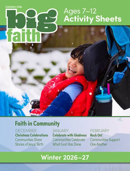 Picture of Cokesbury Kids Big Faith Winter 2026-27 Activity Sheets Ages 7-12
