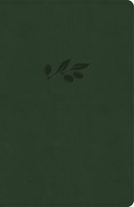 Picture of CSB Personal Size Giant Print Bible, Olive Leathertouch, Indexed