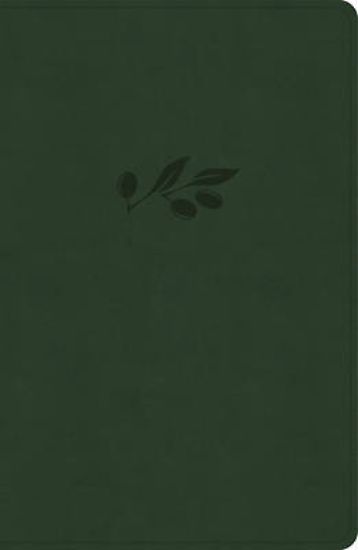 Picture of CSB Personal Size Giant Print Bible, Olive Leathertouch, Indexed