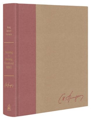Picture of Charles Spurgeon's Morning & Evening Devotional Bible KJV [Women's Cover]