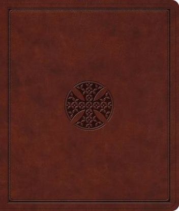 Picture of ESV Journaling Bible (Trutone, Brown, Mosaic Cross Design)
