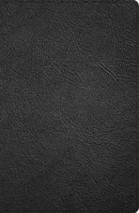 Picture of CSB Large Print Personal Size Reference Bible, Optimal Type, Digital Study Edition, Black Genuine Leather, Indexed