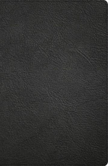 Picture of CSB Large Print Personal Size Reference Bible, Optimal Type, Digital Study Edition, Black Genuine Leather, Indexed