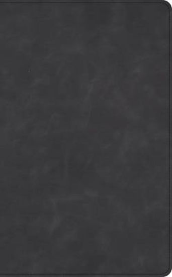 Picture of NASB Verse-By-Verse Reference Bible, Holman Handcrafted Collection, Marbled Slate Premium Calfskin