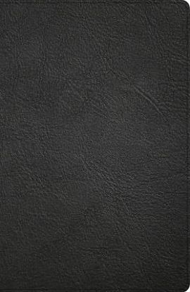 Picture of CSB Large Print Personal Size Reference Bible, Optimal Type, Digital Study Edition, Black Genuine Leather