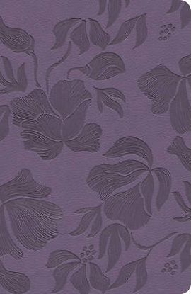 Picture of CSB Large Print Personal Size Reference Bible, Optimal Type, Digital Study Edition, Purple Leathertouch, Indexed