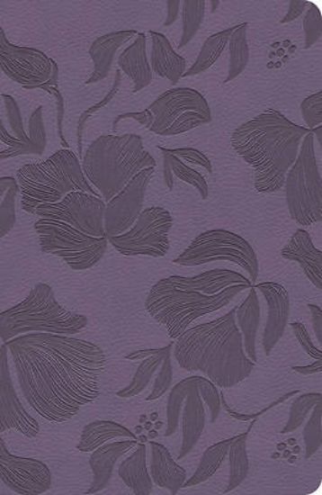 Picture of CSB Large Print Personal Size Reference Bible, Optimal Type, Digital Study Edition, Purple Leathertouch, Indexed